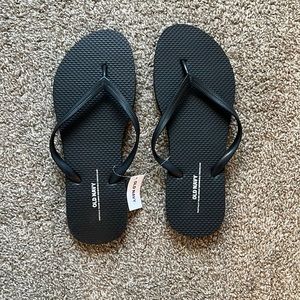 Black Flip Flops